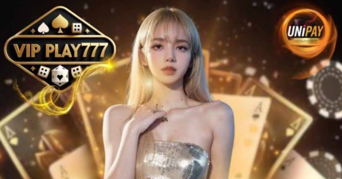 Main banner showing VIPPlay777 GCash entertainment platform